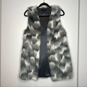 Romeo & Juliet Couture Faux Fur Vest
